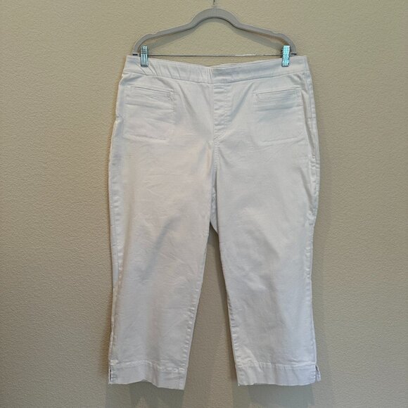 WESTBOUND White Pull On Pants - Picture 1 of 4